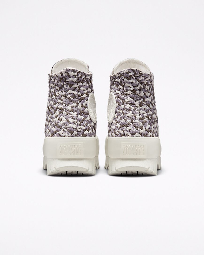 Women's Converse Chuck Taylor All Star Lugged 2.0 Jacquard High Top Shoes Brown | AU 5E613R